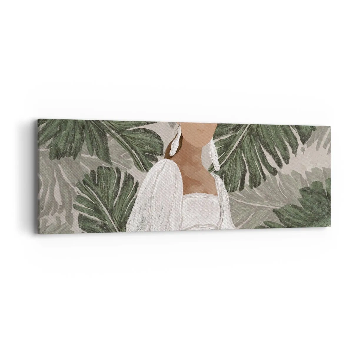 Quadro su tela - Stampe su Tela - Ritratto esotico - 90x30 cm