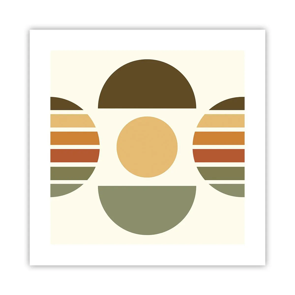 Poster - Nei colori della terra - 40x40 cm