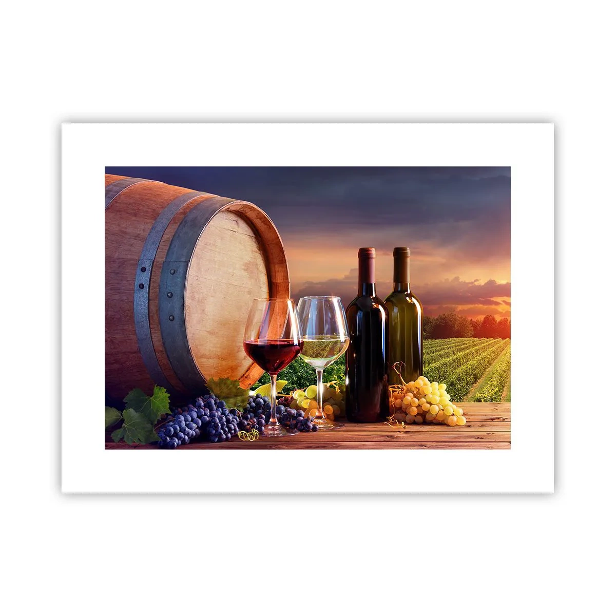 Poster - Qui la vita ha gusto - 40x30 cm