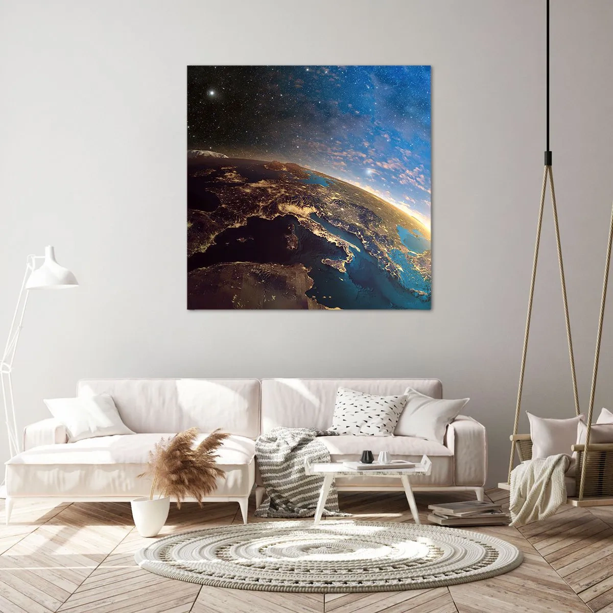 Quadro su tela - Stampe su Tela - Guardiamoci da lontano - 30x30 cm