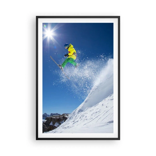 Poster in cornice nera - Ballando con i monti - 61x91 cm