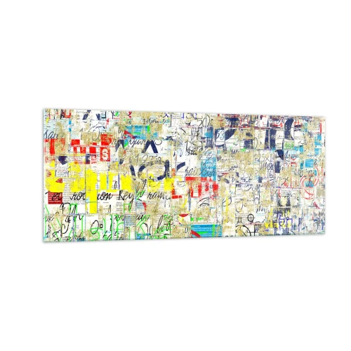 Quadro su vetro - Semplicemente bello da vedere - 100x40 cm