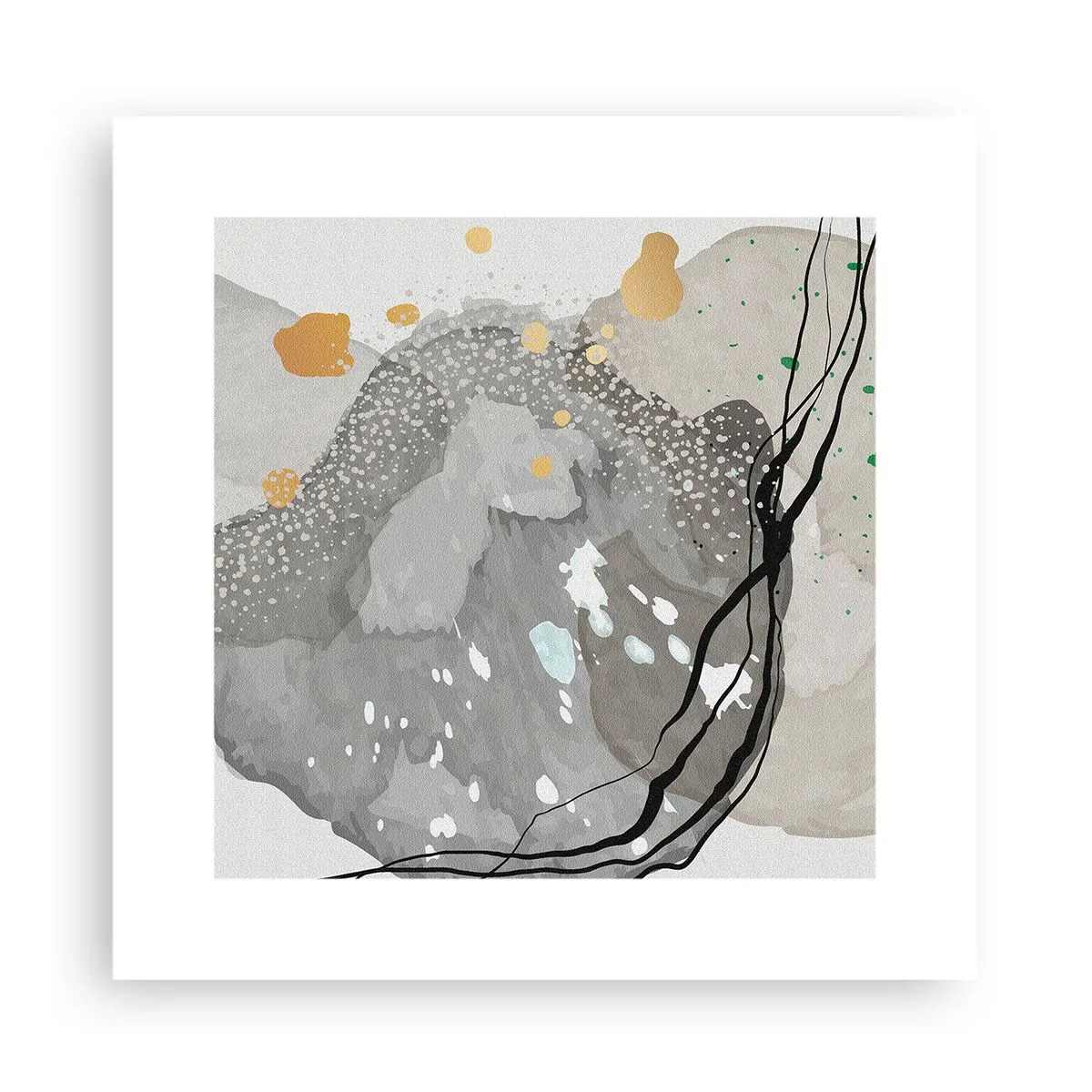 Poster - Composizione organica - 30x30 cm