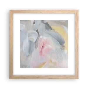 Poster in cornice rovere chiaro - Nel mondo pastello - 30x30 cm