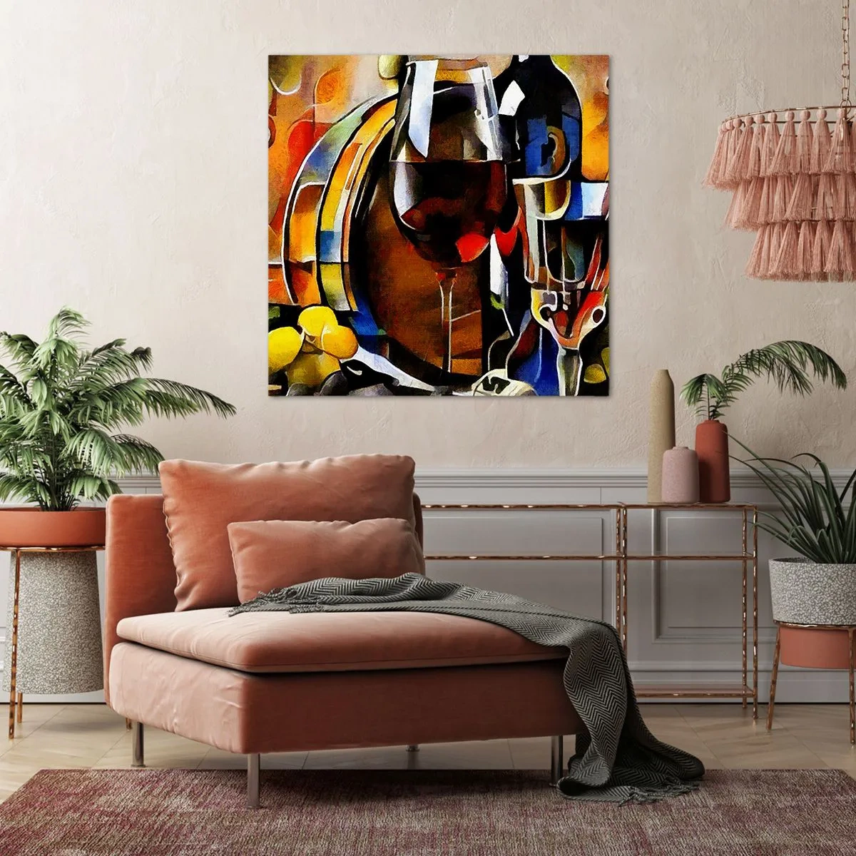 Quadro su tela - Stampe su Tela - E il mondo riprende colore - 70x70 cm