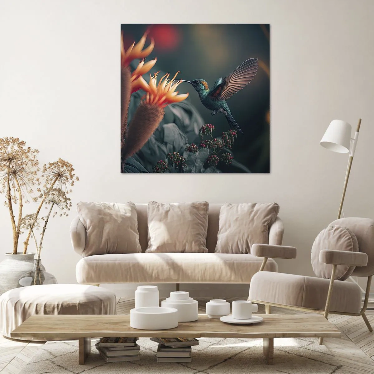 Quadro su tela - Stampe su Tela - Una vita davvero a colori - 50x50 cm