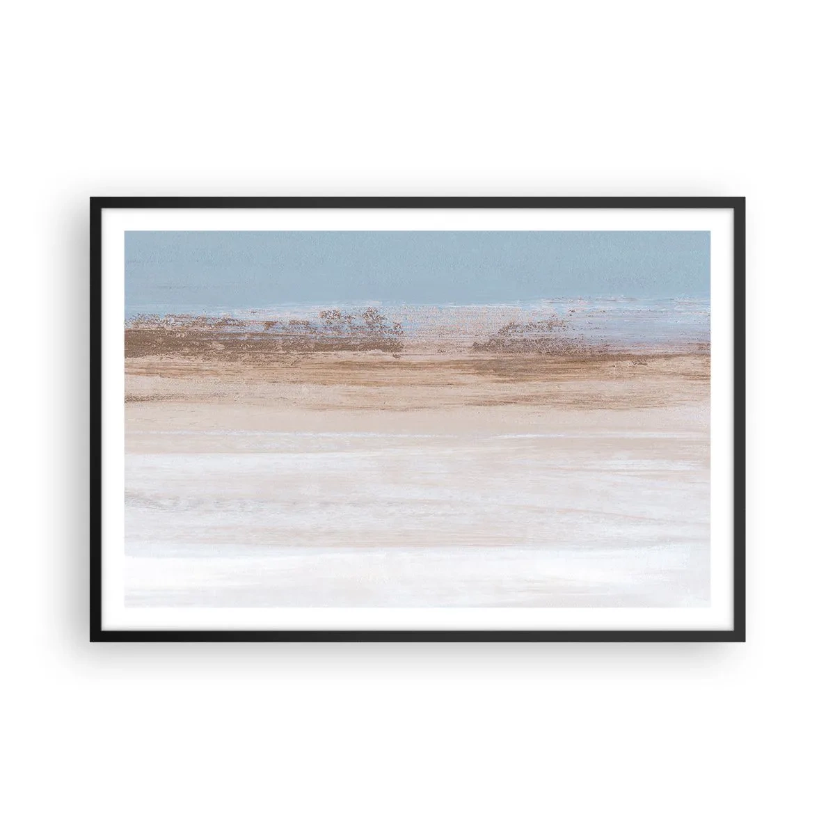 Poster in cornice nera - Paesaggio incerto - 91x61 cm