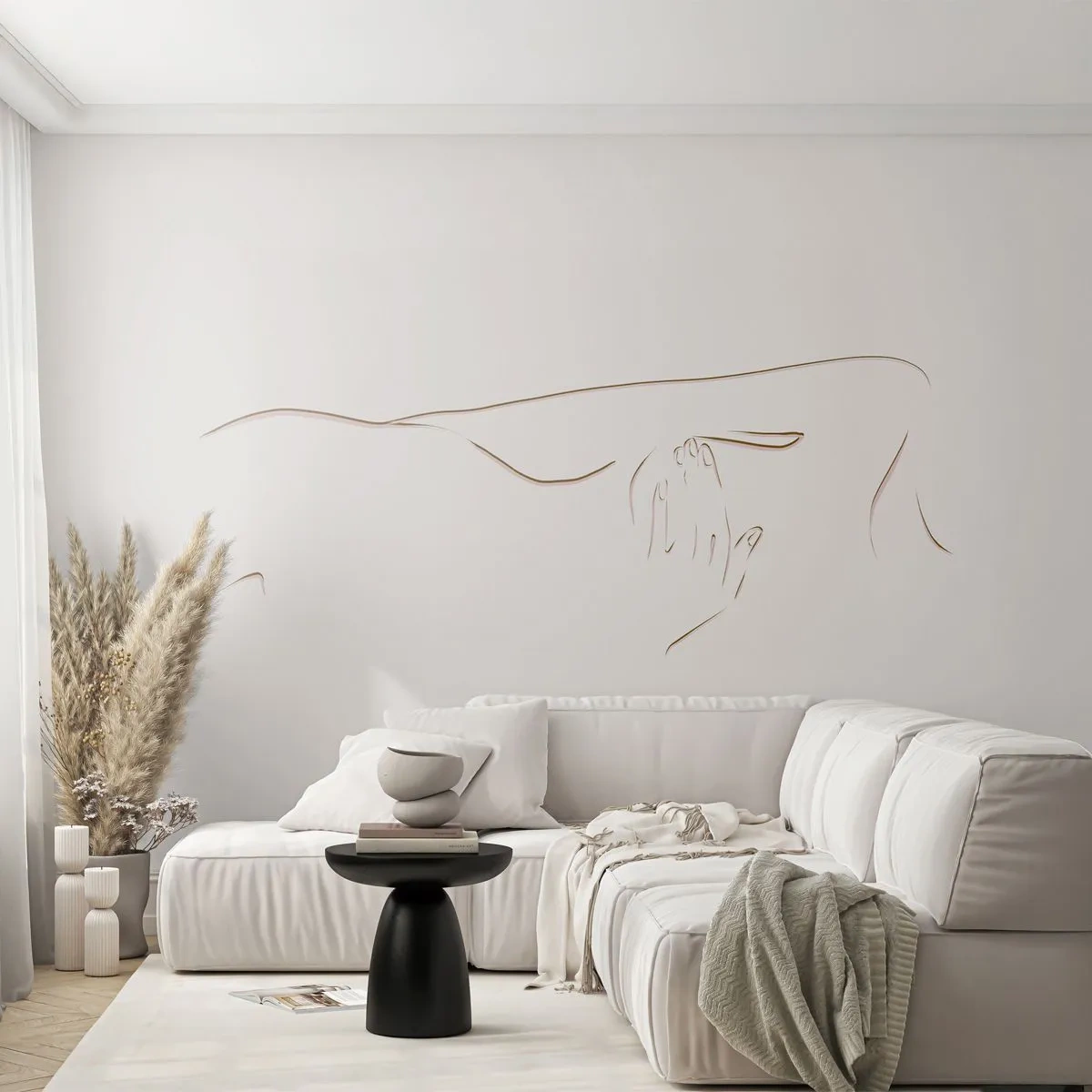 Fotomurali Premium Canvas - La forma del desiderio - Astrazione, Grafica, Pezzo - 200x140 cm