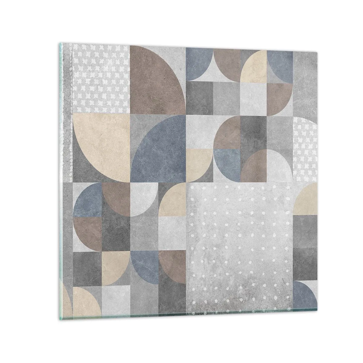 Quadro su vetro - Fantasia di ceramica - 30x30 cm