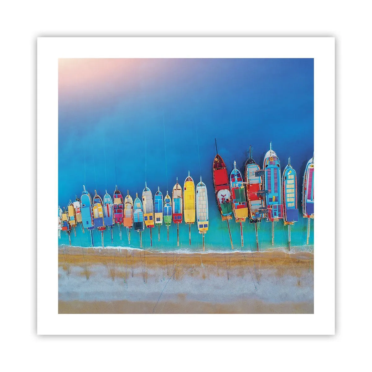 Poster - A volo d'uccello - 50x50 cm