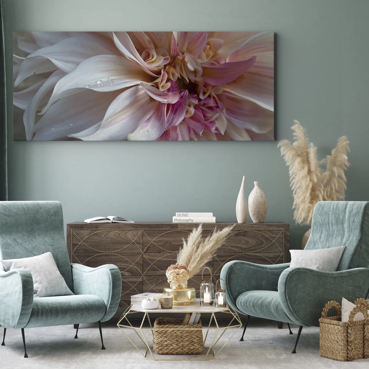 Quadro su tela - Stampe su Tela - Freschezza in fiore - 100x40 cm