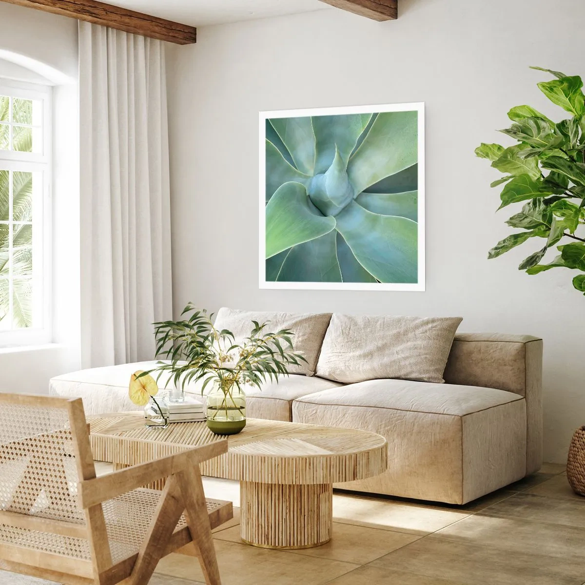 Poster - La nascita del verde - 40x40 cm