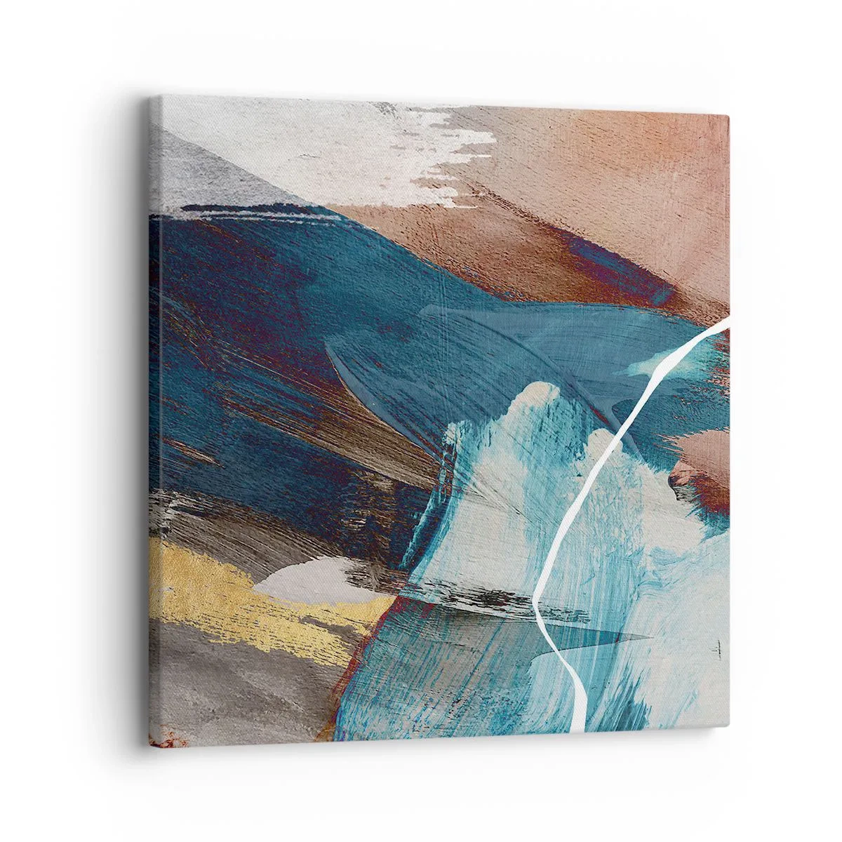 Quadro su tela - Stampe su Tela - Con forza ed energia - 30x30 cm