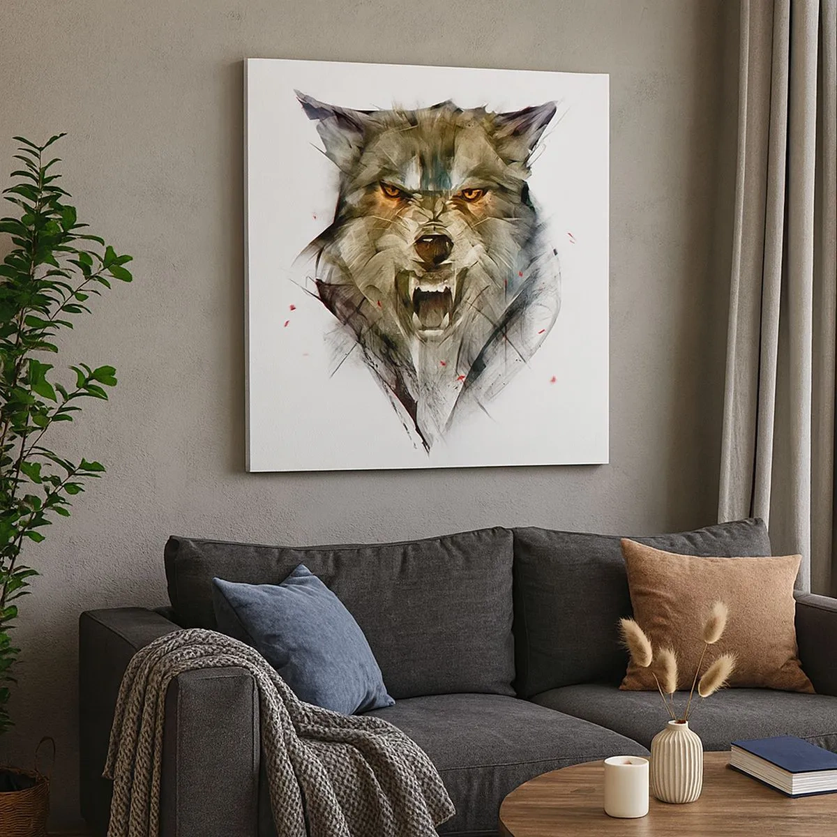 Quadro su tela - Stampe su Tela - Non si passa! - 30x30 cm