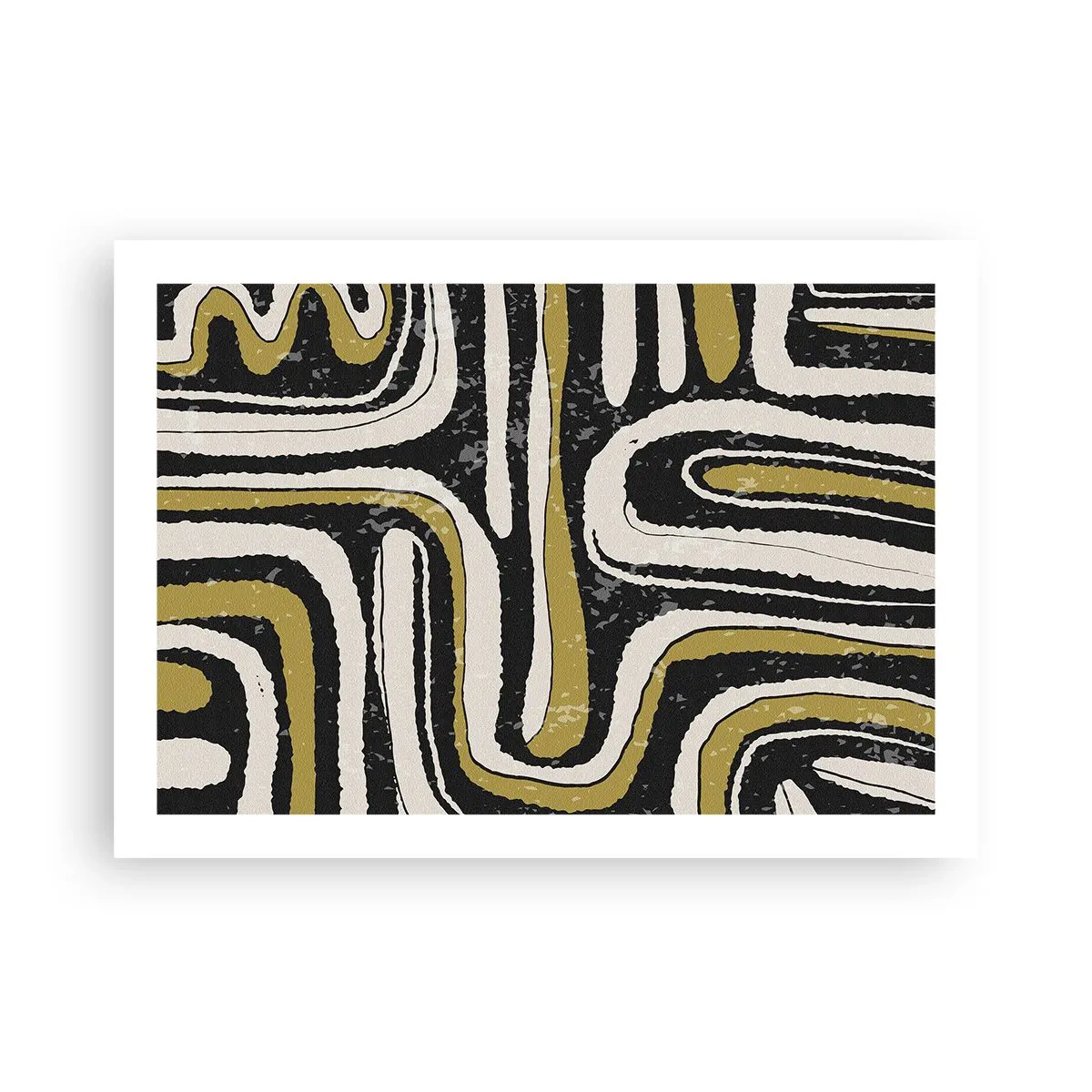 Poster - Composizione: strade e vicoli - 70x50 cm