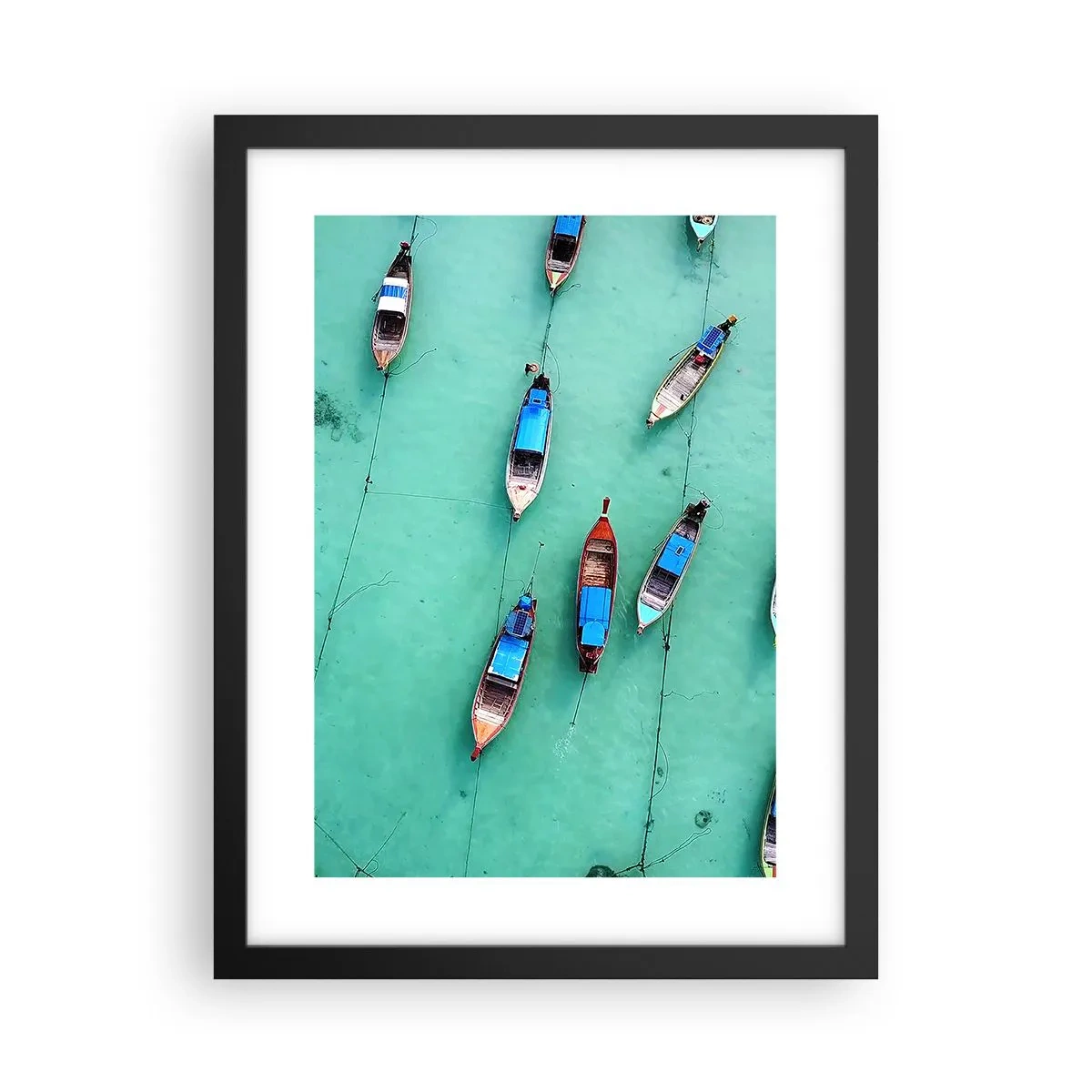 Poster in cornice nera - In gioiosa attesa - 30x40 cm