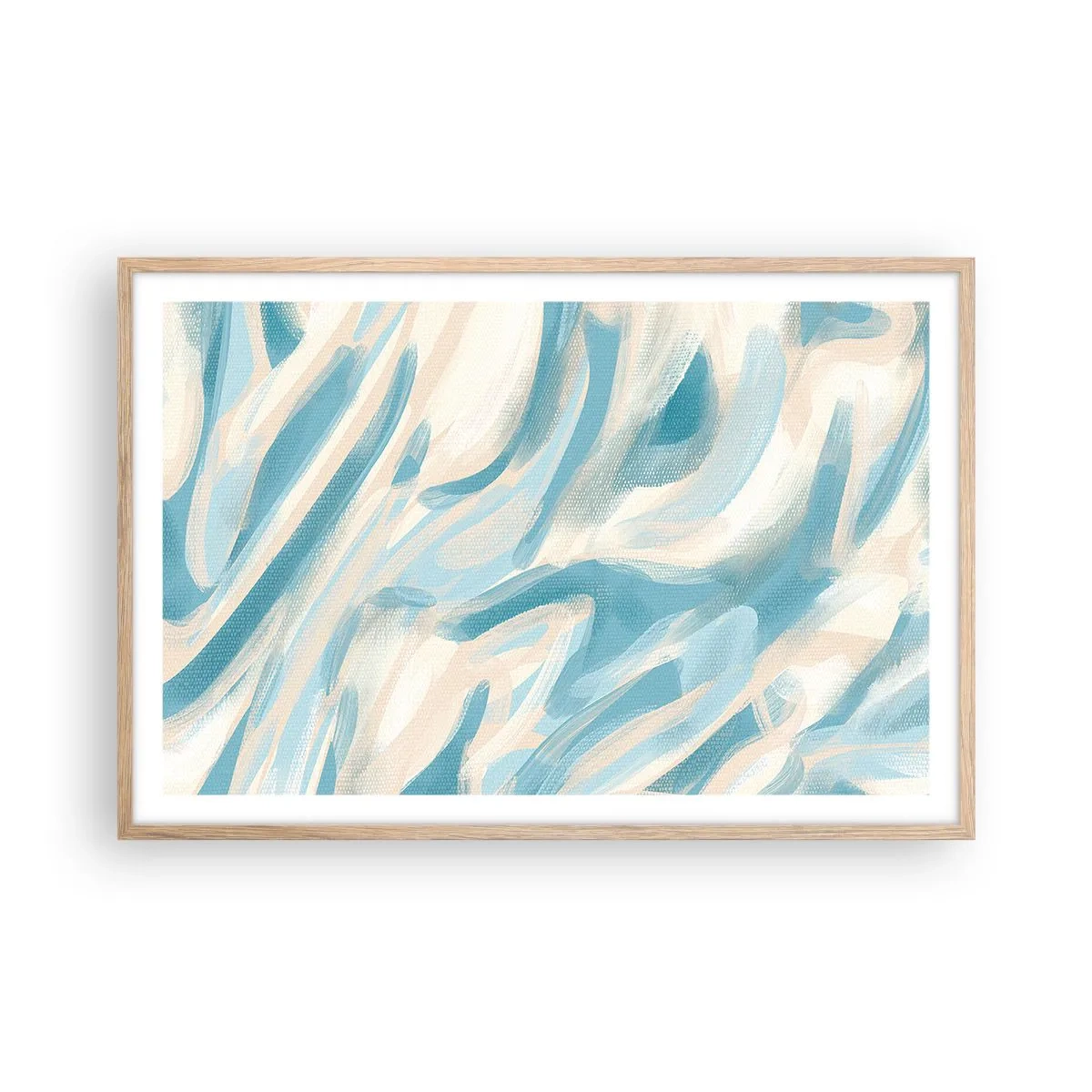 Poster in cornice rovere chiaro - Brezze primaverili - 91x61 cm