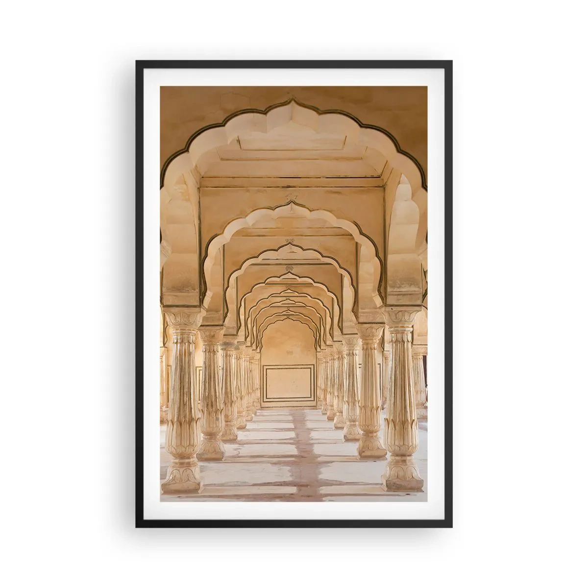 Poster in cornice nera - Nel palazzo del Maragià - 61x91 cm