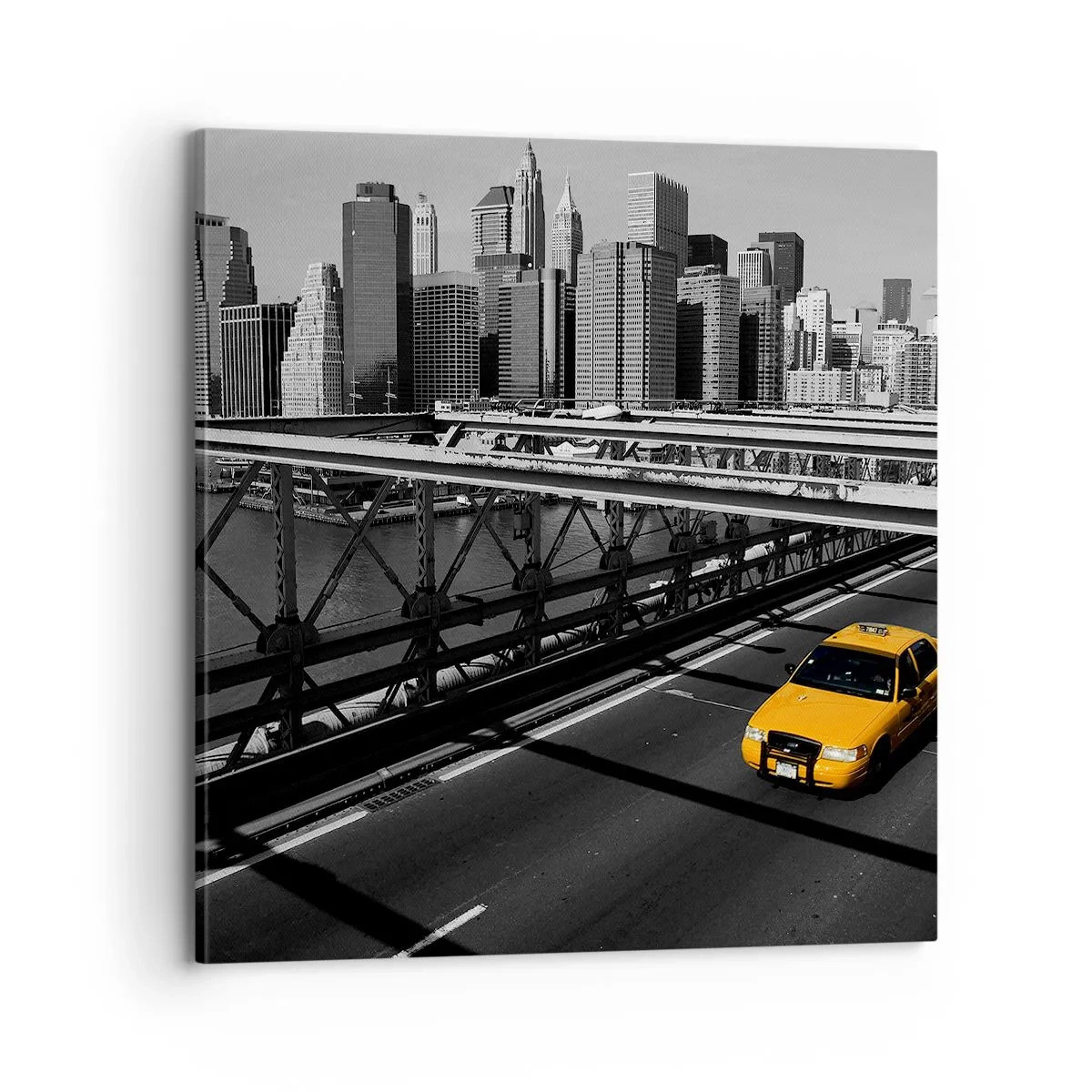 Quadro su tela - Stampe su Tela - Il colore della grande città - 70x70 cm