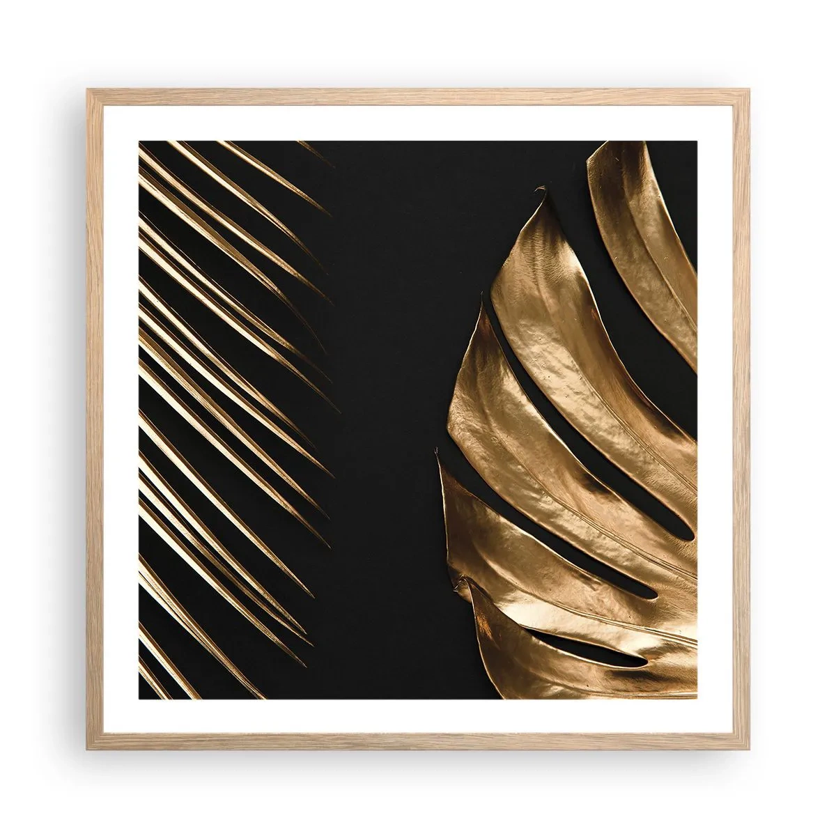 Poster in cornice rovere chiaro - Diverse, ma ugualmente care - 60x60 cm