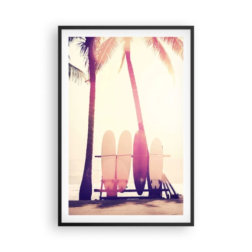 Poster in cornice nera - Sarà un giorno fantastico - 61x91 cm