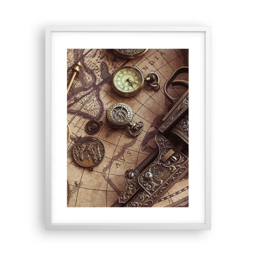 Poster in cornice bianca - La natura chiama - 40x50 cm