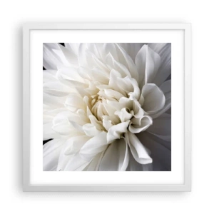 Poster in cornice bianca - Il mattino della sposa - 40x40 cm