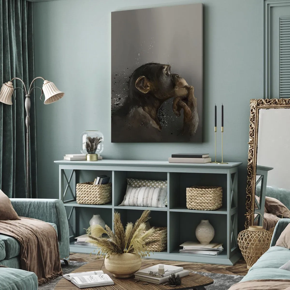 Quadro su tela - Stampe su Tela - Sicuramente un pensatore - 45x80 cm