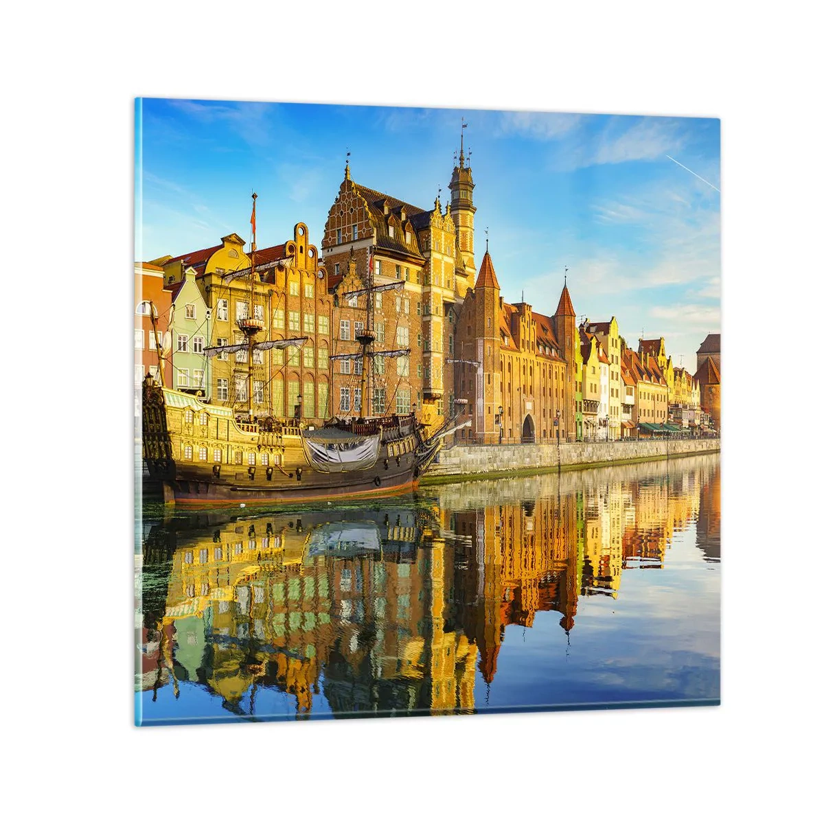 Quadro su vetro - Il riflesso del passato - 40x40 cm