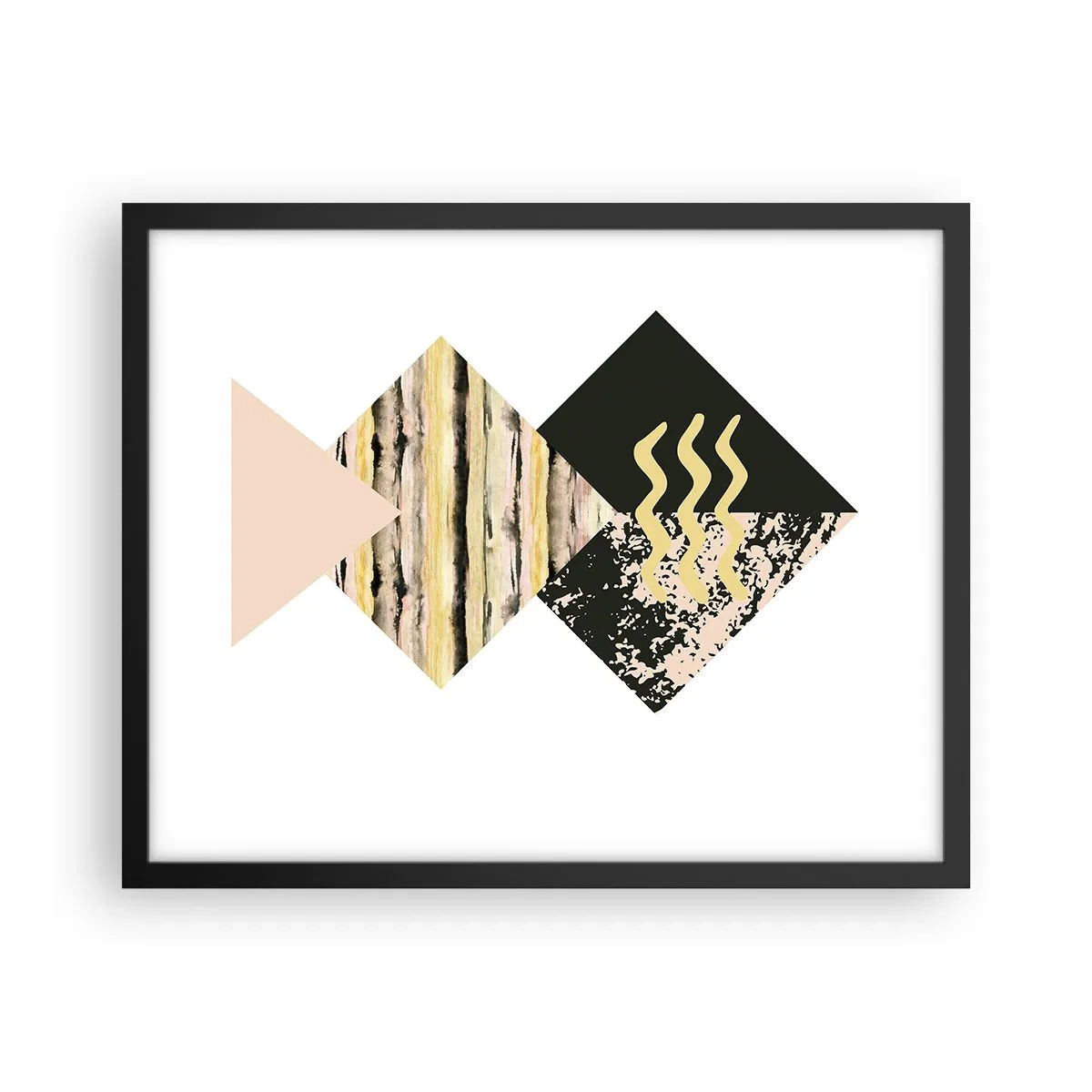 Poster in cornice nera - Non è così facile - 50x40 cm