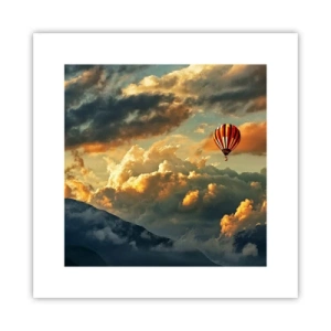 Poster - Volo perché voglio - 30x30 cm