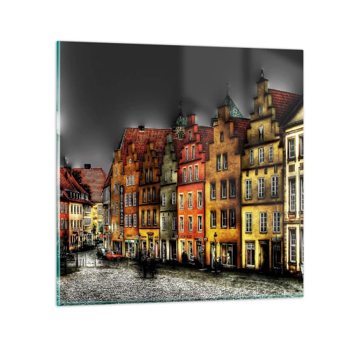 Quadro su vetro - Manca solo la carrozza magica - 60x60 cm