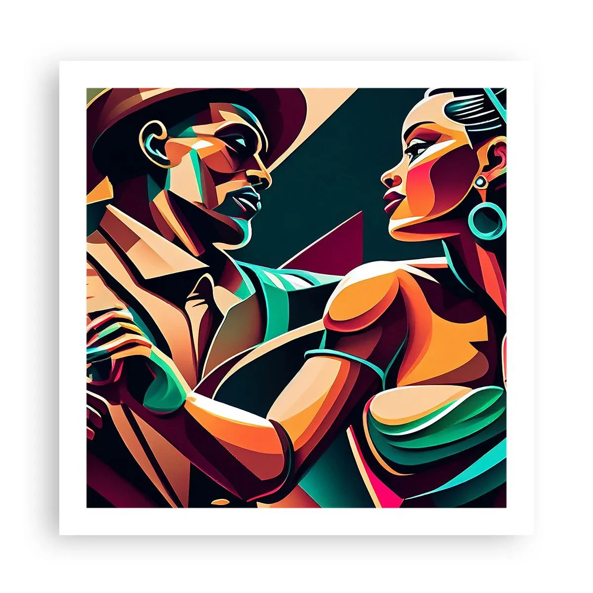 Poster - Al ritmo del cuore - 60x60 cm