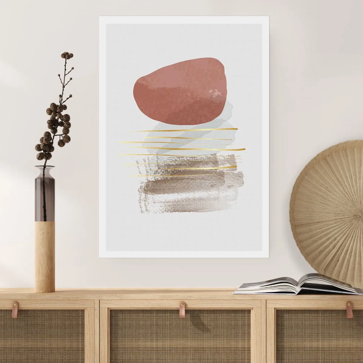 Poster - Colonnato astratto - 30x40 cm