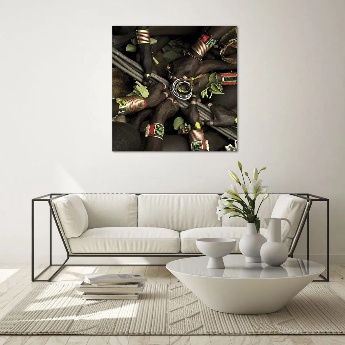 Quadro su vetro - Siamo insieme - 30x30 cm