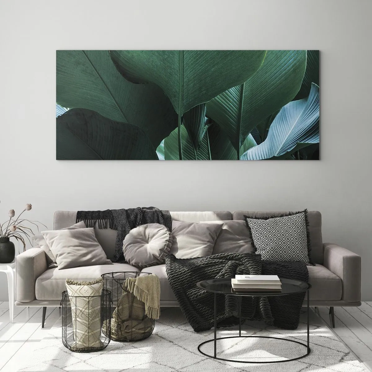 Quadro su vetro - Verso la luce - 90x30 cm