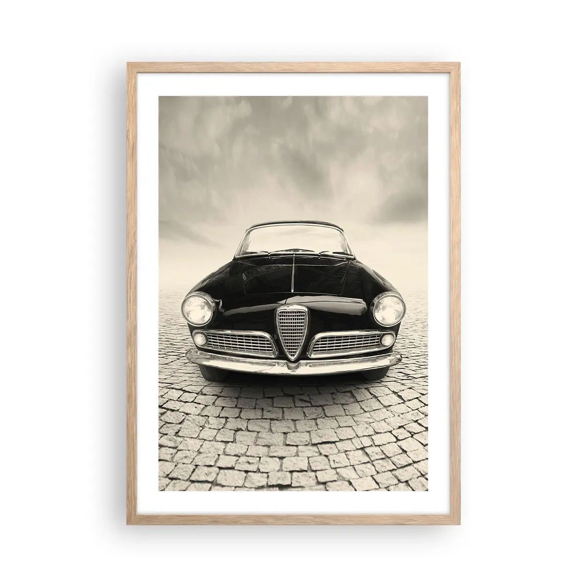 Poster in cornice rovere chiaro - Come non amarmi? - 50x70 cm