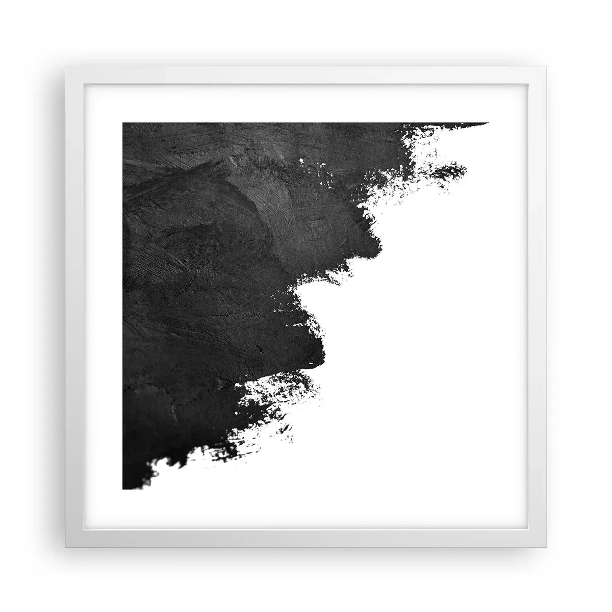 Poster in cornice bianca - Gli elementi: la terra - 40x40 cm