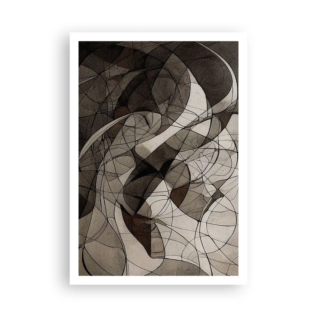 Poster - La circolazione dei colori della terra - 70x100 cm