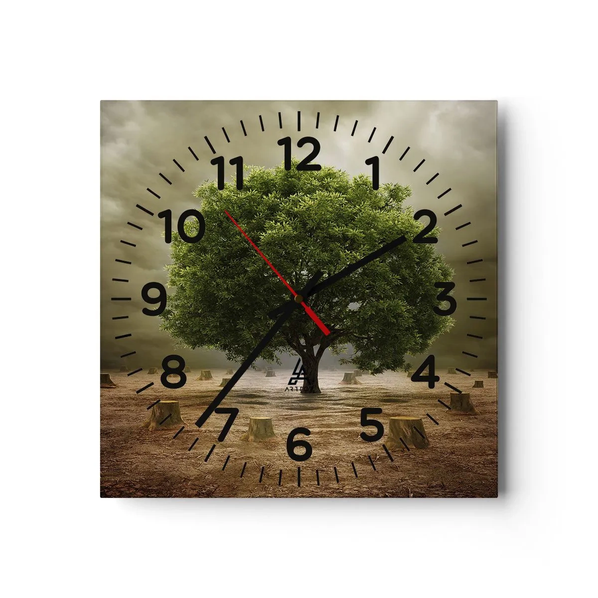 Orologio da parete - Orologio in Vetro - Ogni speranza - 30x30 cm