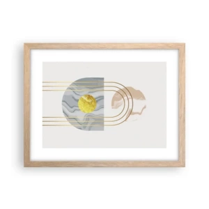 Poster in cornice rovere chiaro - Chiarezza e lucentezza - 40x30 cm