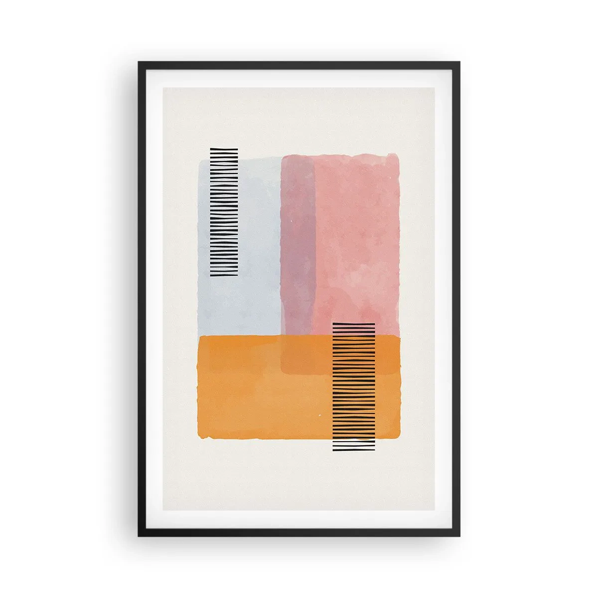 Poster in cornice nera - Da un angolo all'altro - 61x91 cm
