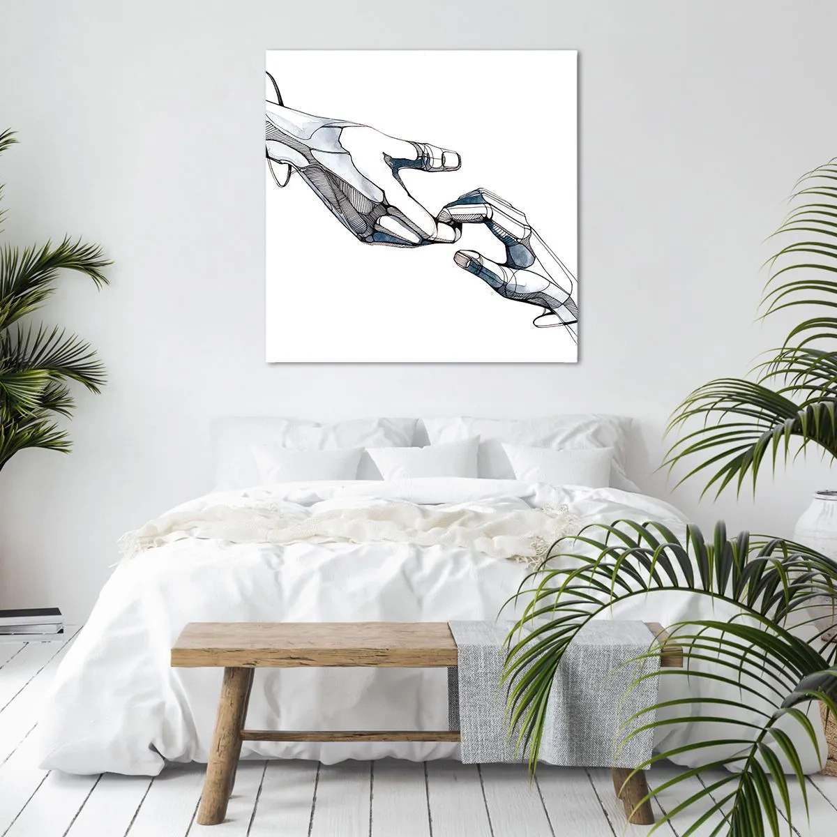 Quadro su tela - Stampe su Tela - Buon gesto - 70x70 cm