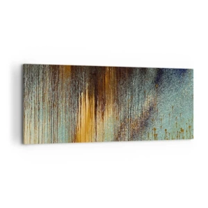 Quadro su tela - Stampe su Tela - Composizione cromatica non casuale - 100x40 cm