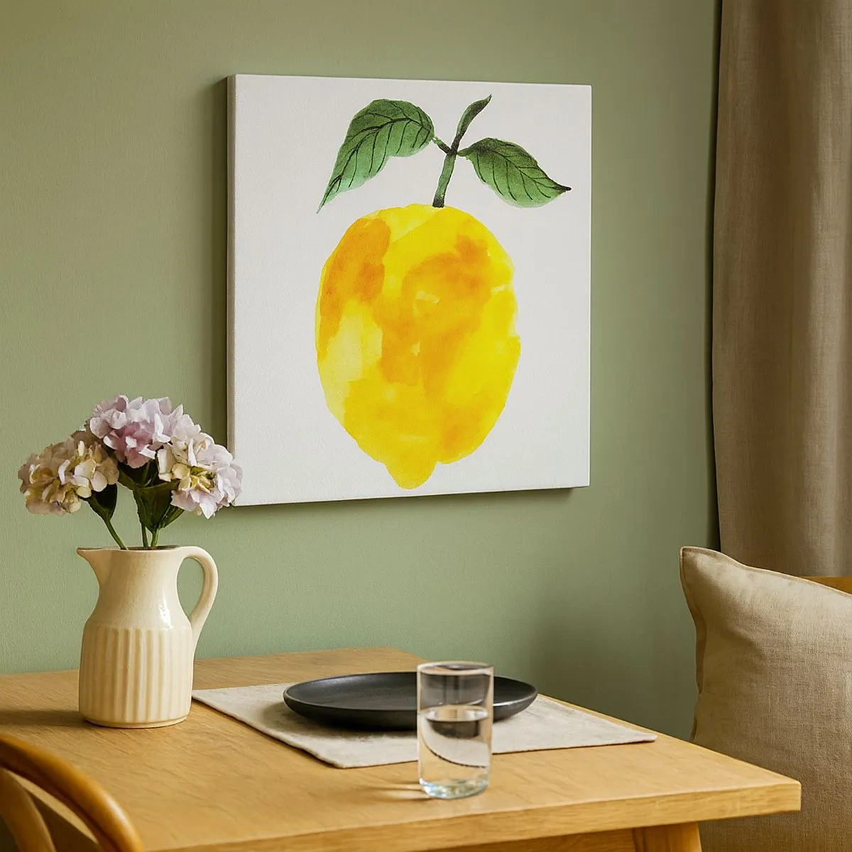 Quadro su tela - Stampe su Tela - Scoprire il sapore del sole - 30x30 cm