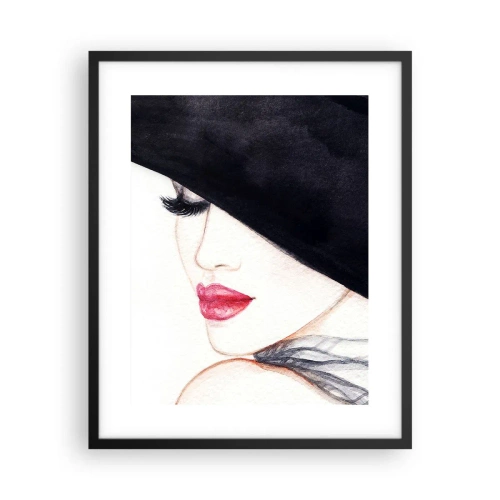 Poster in cornice nera - Eleganza e sensualità - 40x50 cm