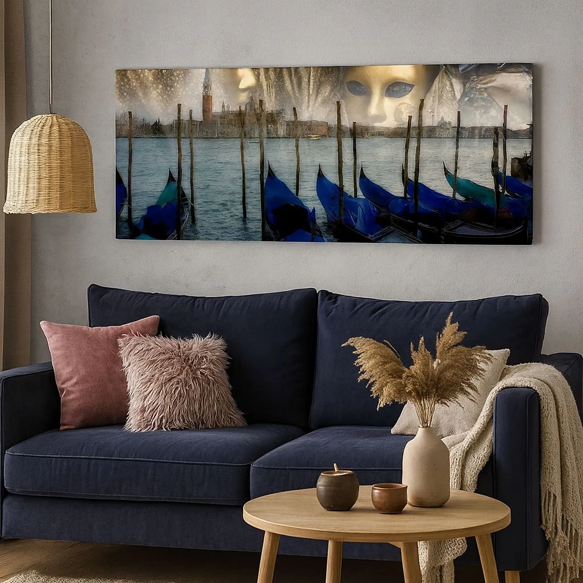 Quadro su tela - Stampe su Tela - È ora di iniziare il carnevale - 100x40 cm