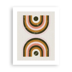 Poster - Astrazione gemella - 40x50 cm