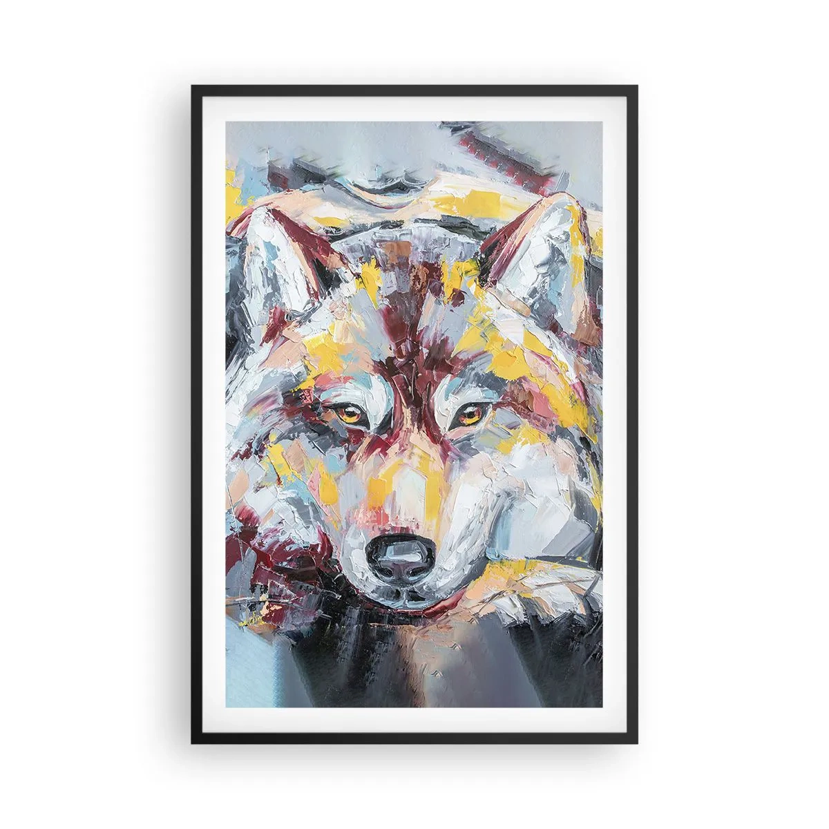 Poster in cornice nera - Pace tra i suoi - 61x91 cm