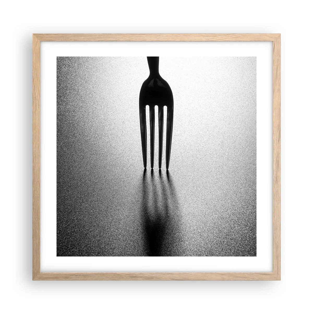 Poster in cornice rovere chiaro - Luce e ombra - 50x50 cm